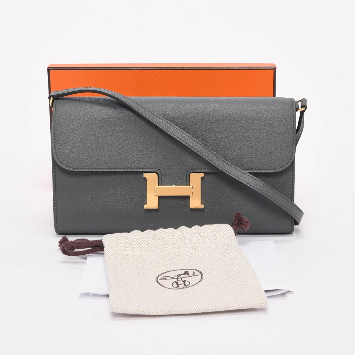 Hermes Vert Amande Evercolor Constance To Go Wallet