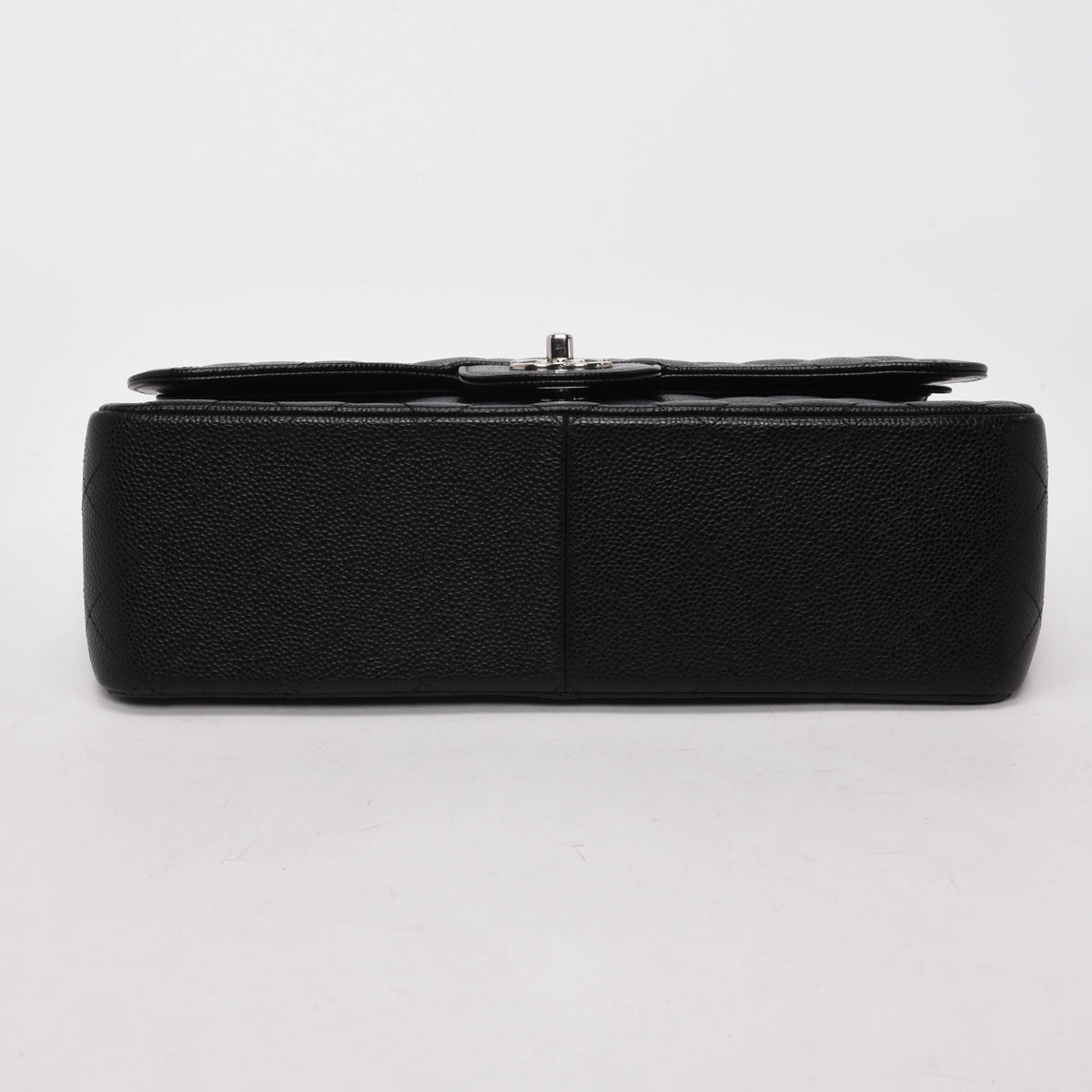 Chanel Black Quilted Caviar Large Classic Flap Bag