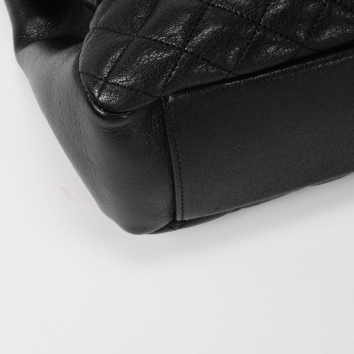 Saint Laurent Black Calfskin Large Monogram Envelope Satchel