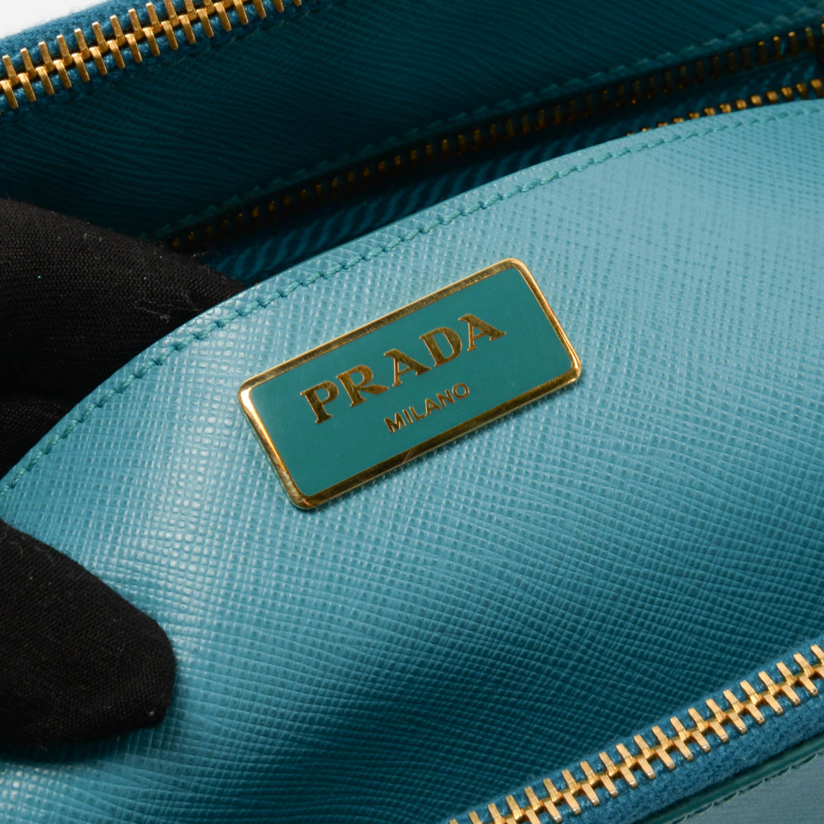 Prada Turquoise Saffiano Lux Large Galleria Tote