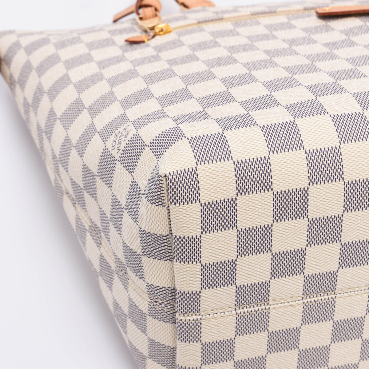 Louis Vuitton Rose Ballerine Damier Azur Iena MM