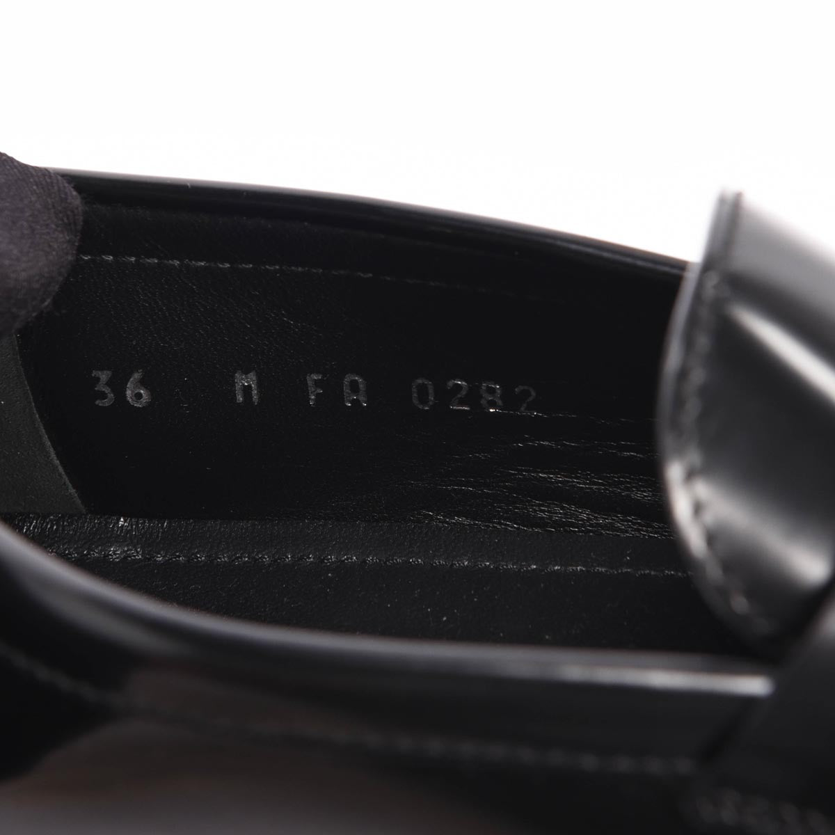 Louis Vuitton Black Hi-Shine Chess Loafers 36