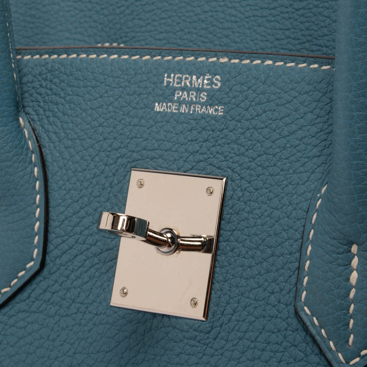 Hermes Blue Jean Togo Birkin 35 PHW