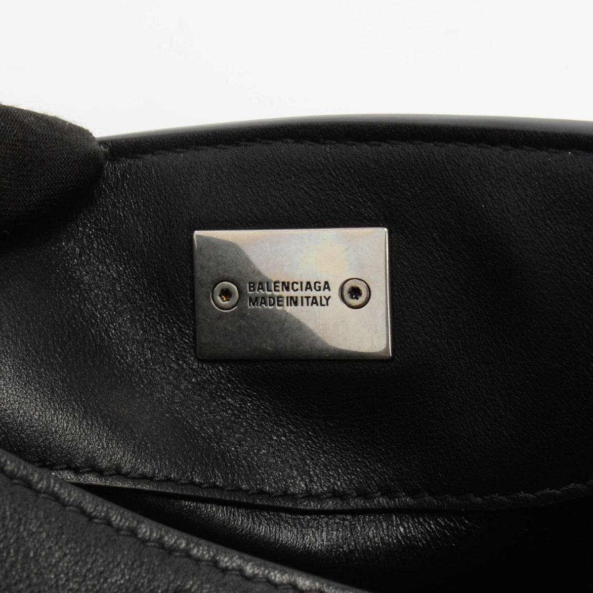 Balenciaga Black Calfskin Mini Rodeo Bag