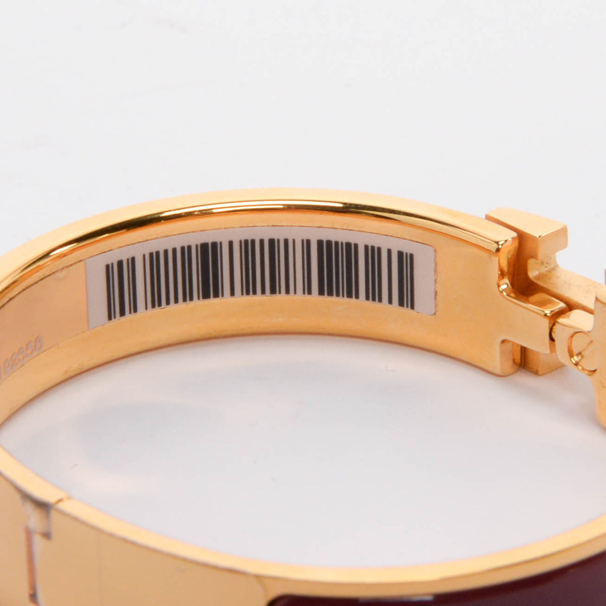 Hermes Rouge de Chine Enamel Clic H Bracelet