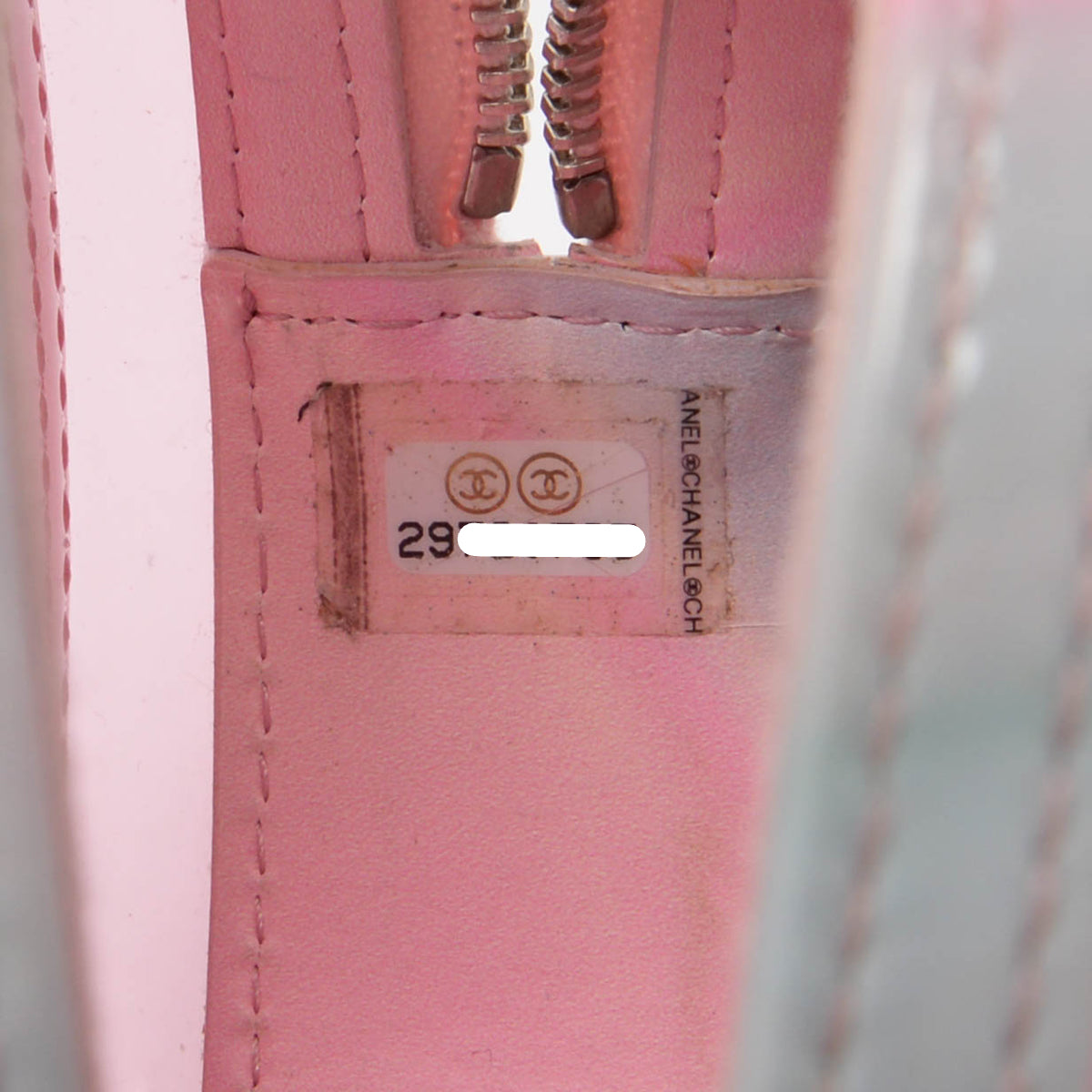 Chanel Pink PVC Filigree Round CC Bag