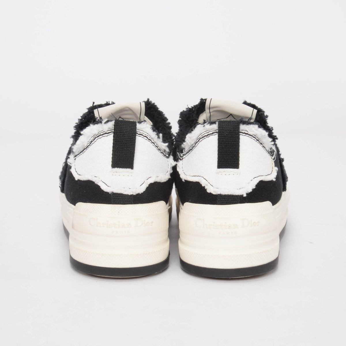 Dior Black Canvas Walk'N'Dior Sneakers 36
