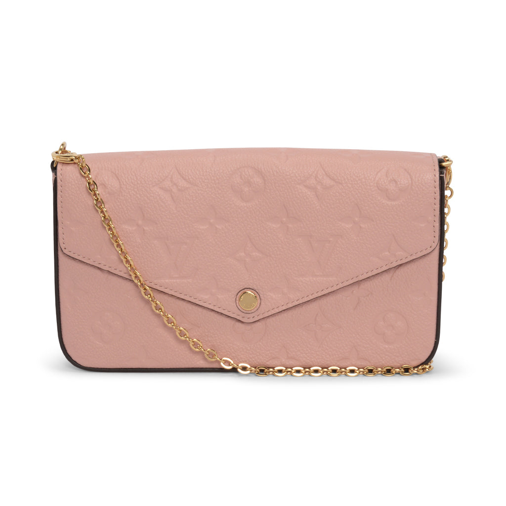 Louis Vuitton Rose Poudre Monogram Empreinte Pochette Felicie