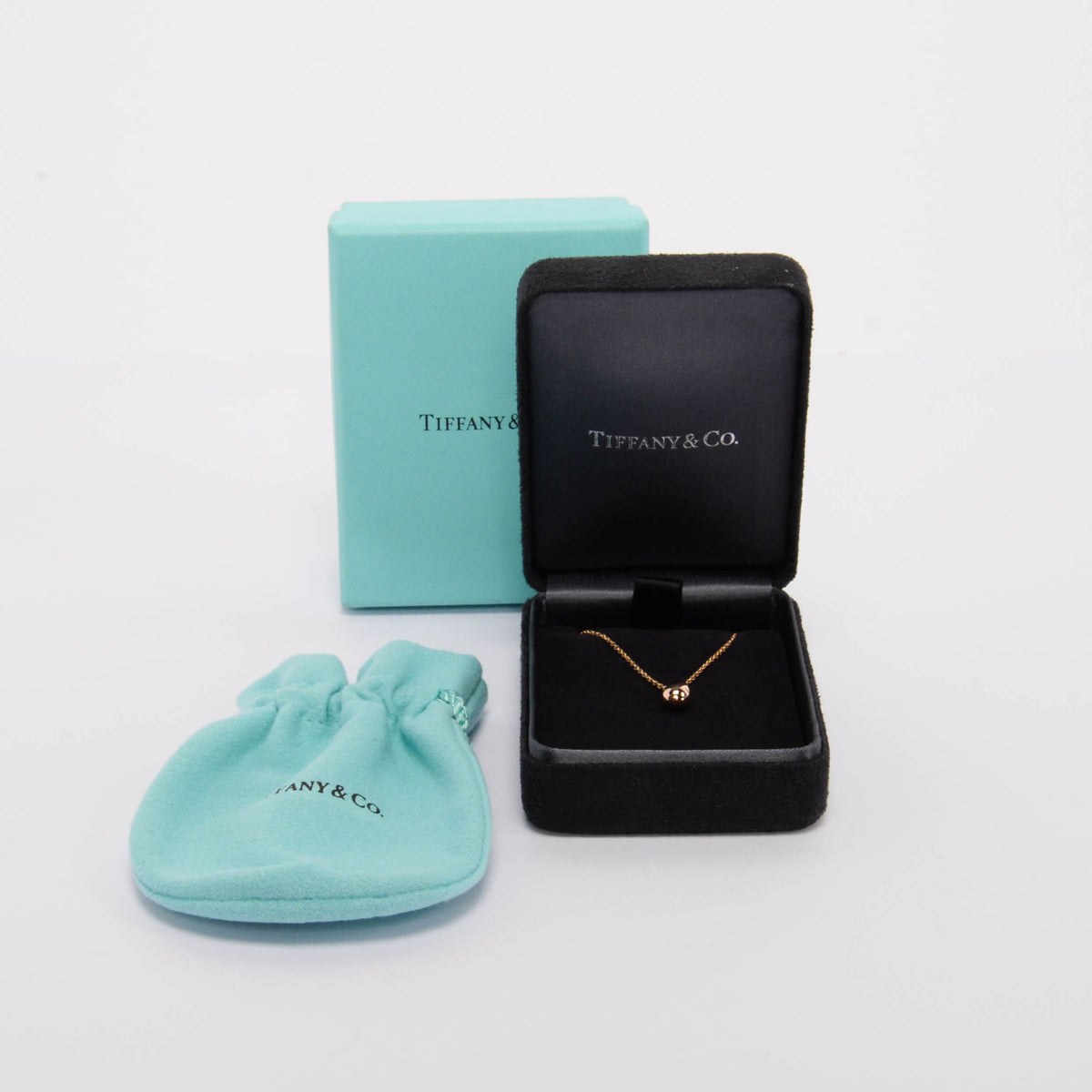 Tiffany & Co 18k Rose Gold Elsa Peretti Teardrop Pendant