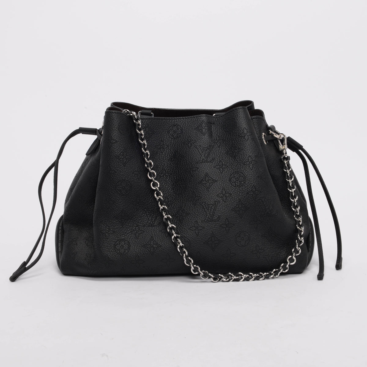 Louis Vuitton Black Mahina Calfskin Bella Tote
