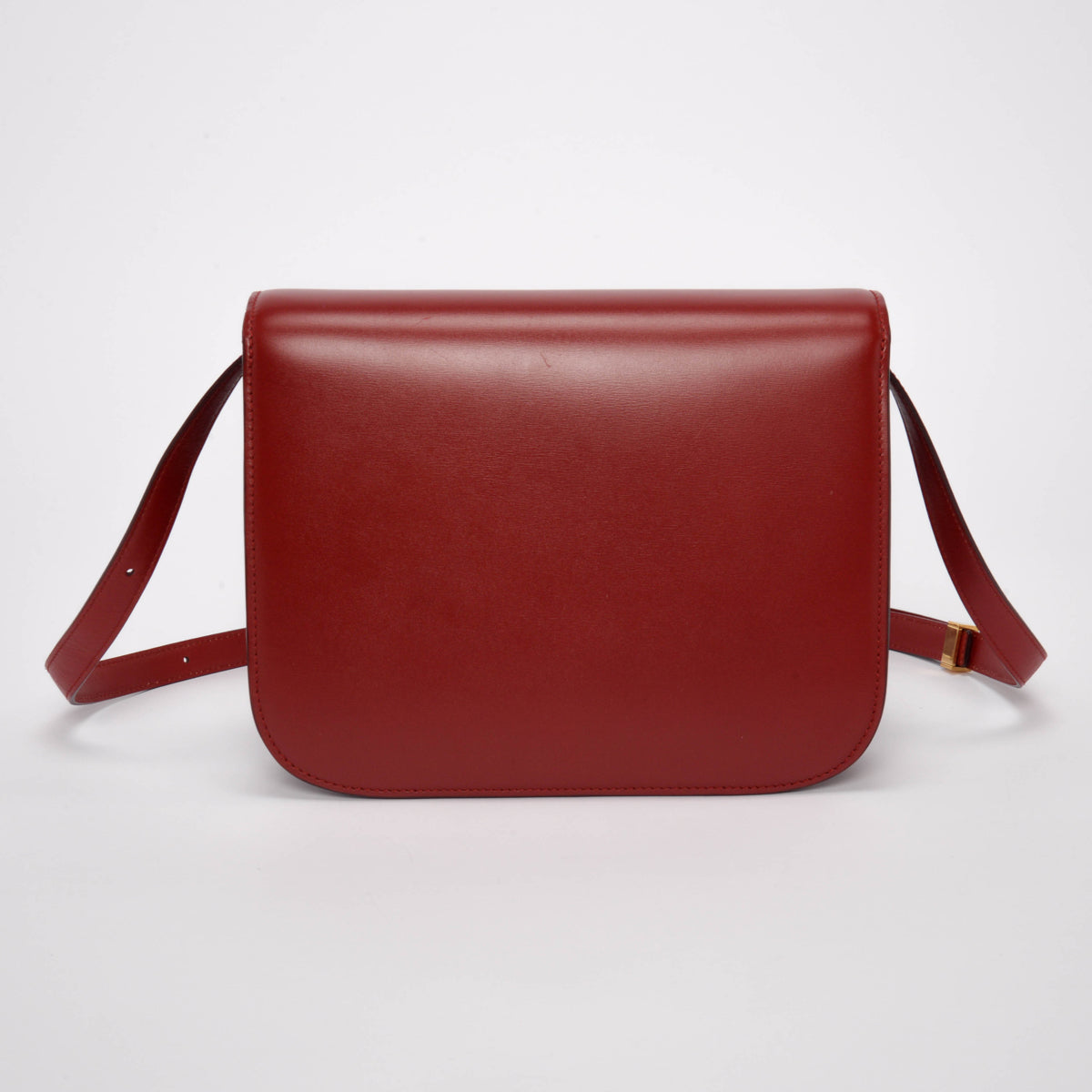 Celine Red Box Calf Classic Box Bag