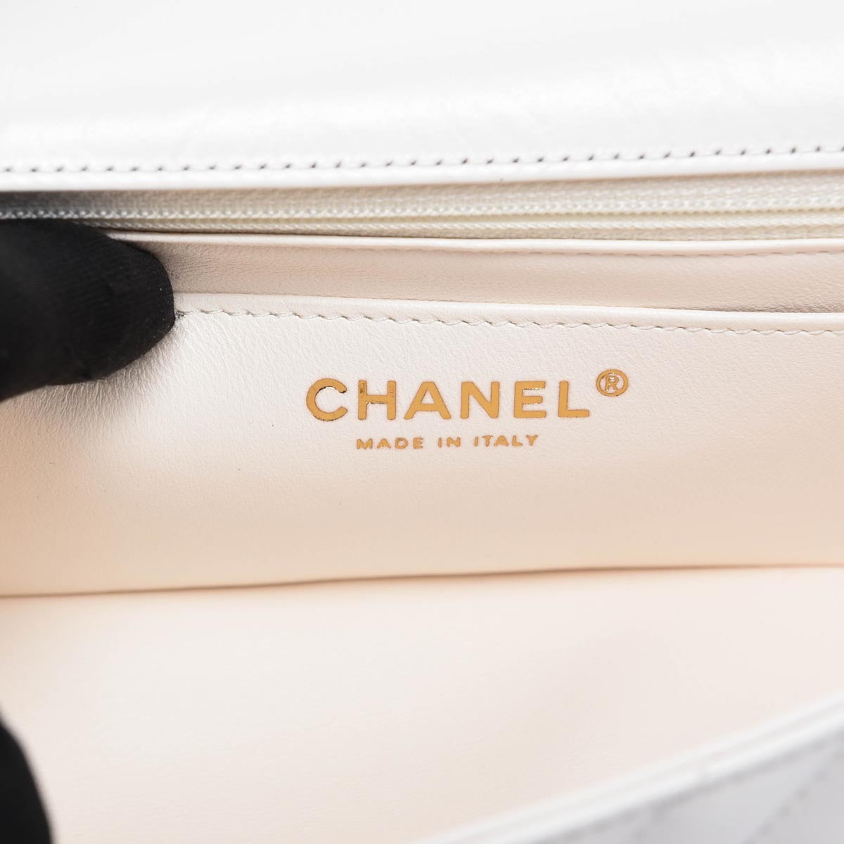 Chanel White Chevron Calfskin Mini Reissue 2.55 Flap Bag