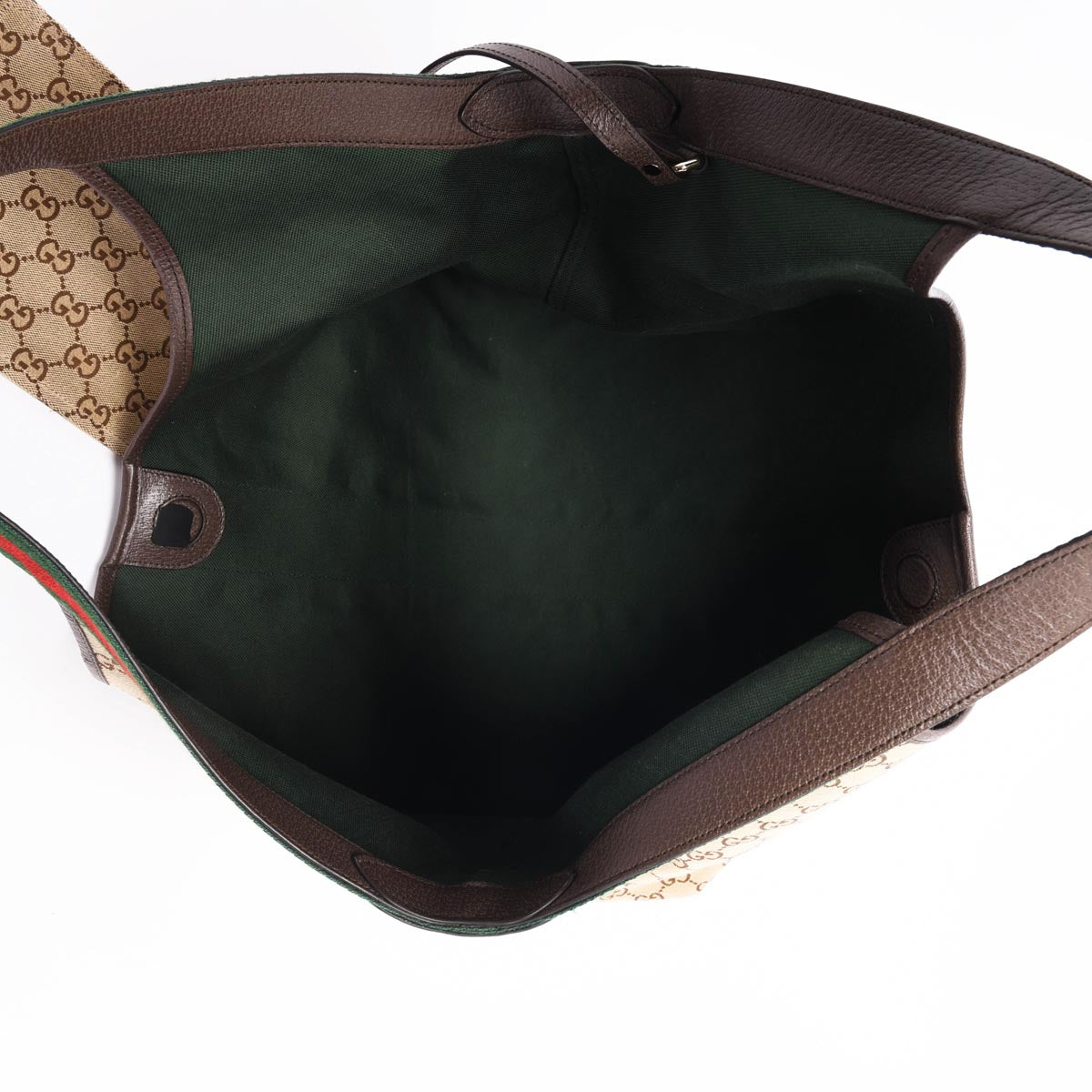Gucci Brown GG Canvas Giglio Large Tote