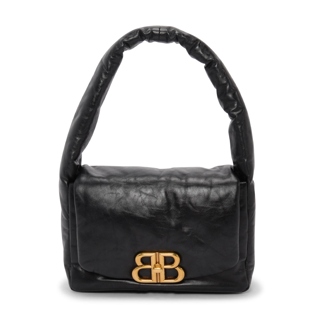 Balenciaga Black Soft Calf Small Monaco Sling Bag