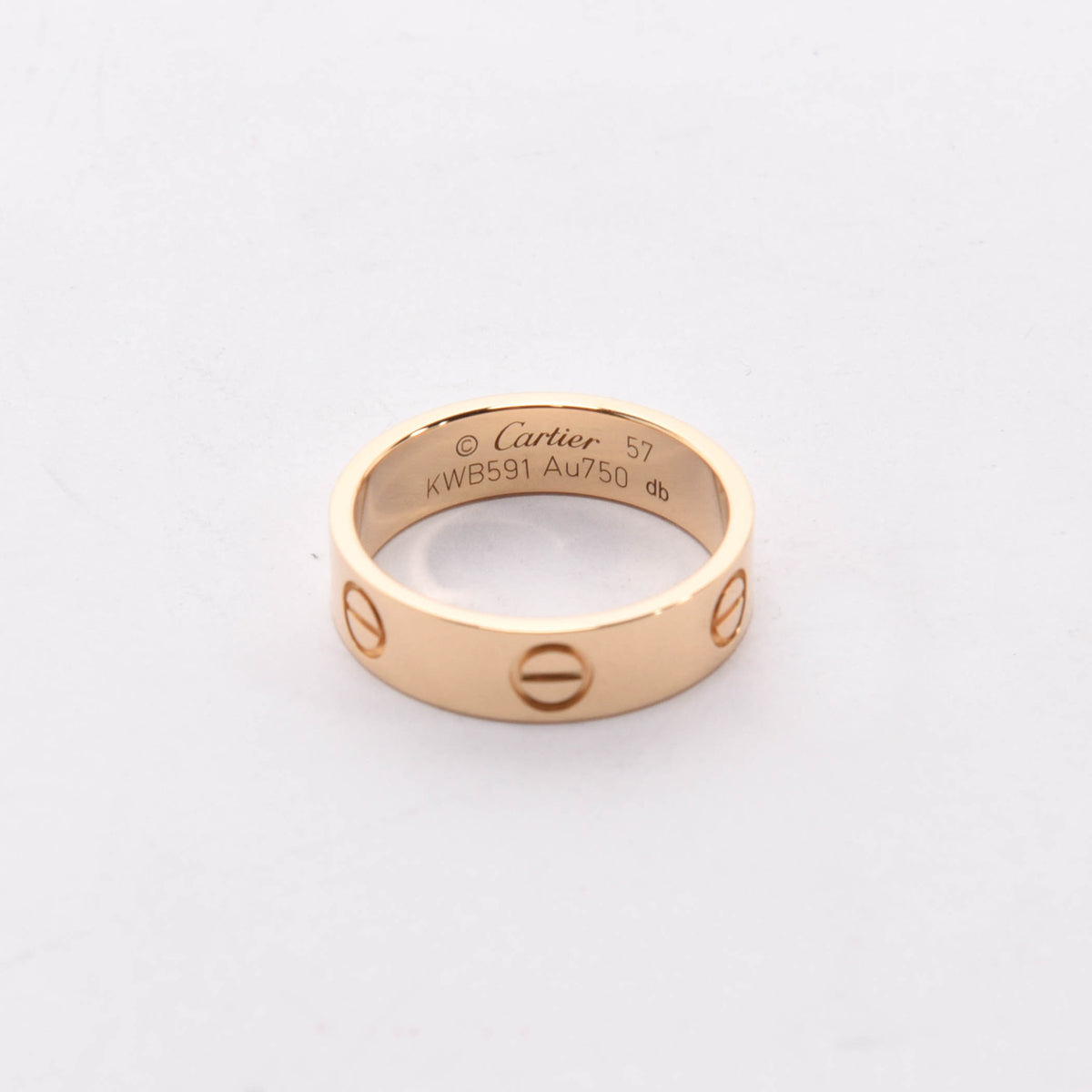 Cartier 18k Yellow Gold Classic Model Love Ring