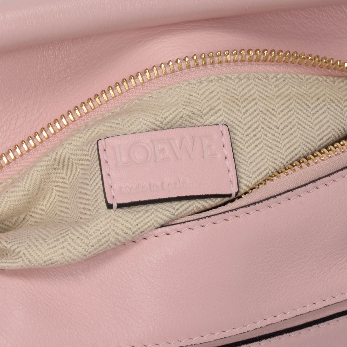 Loewe Soft Pink Calfskin Small Puzzle Bag