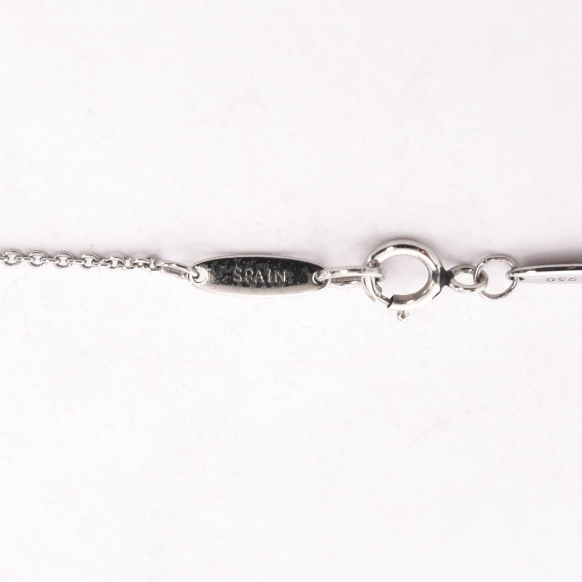 Tiffany & Co Platinum & Diamond Square Kaleidoscope Key Pendant Necklace