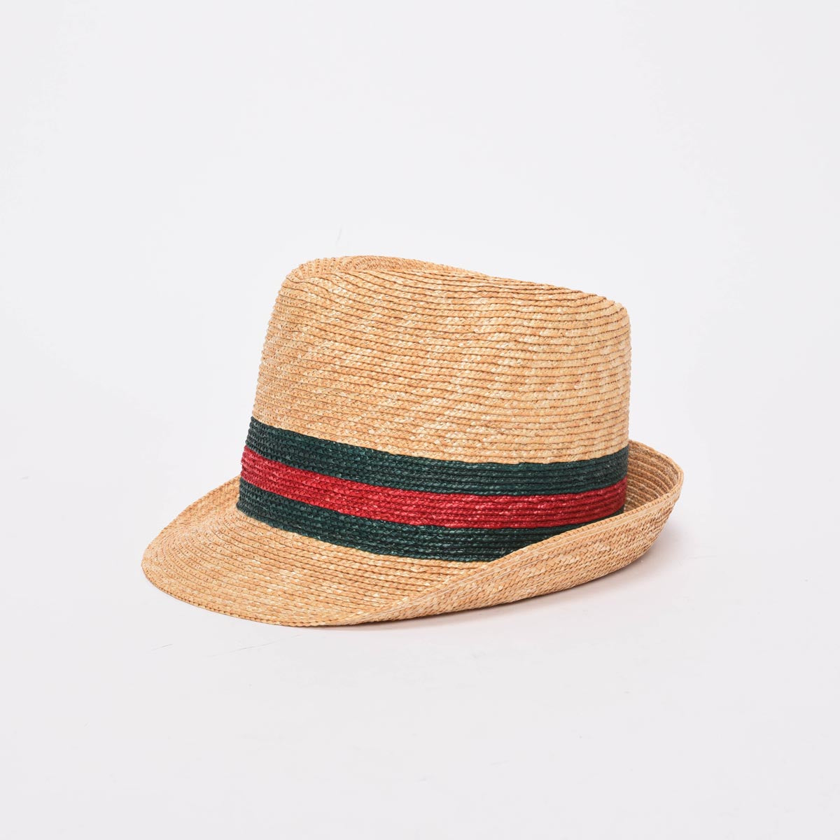 Gucci Beige Abaca Straw Web Fedora Hat