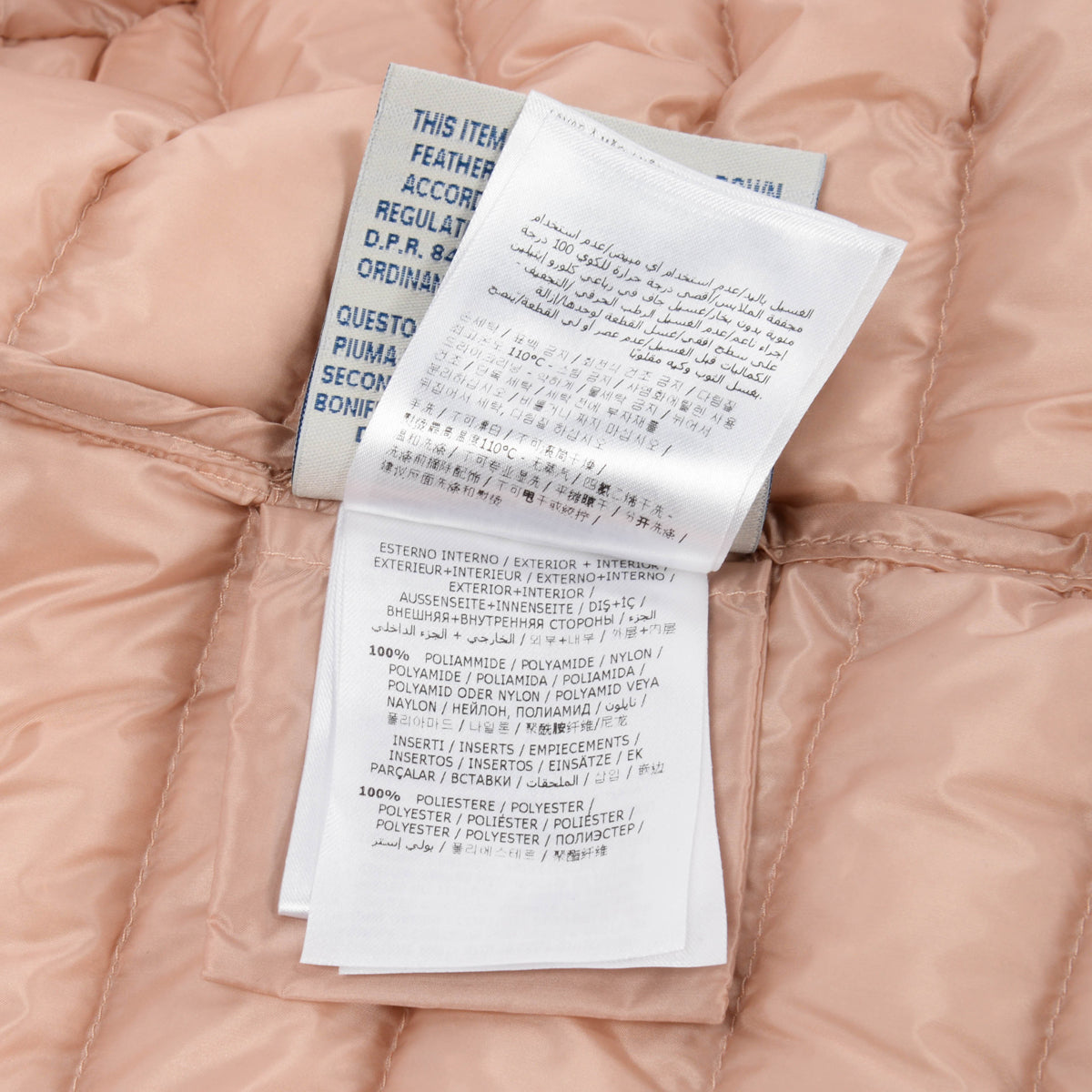 Moncler Pink Quilted Dorade Peplum-Hem Puffer Vest 1