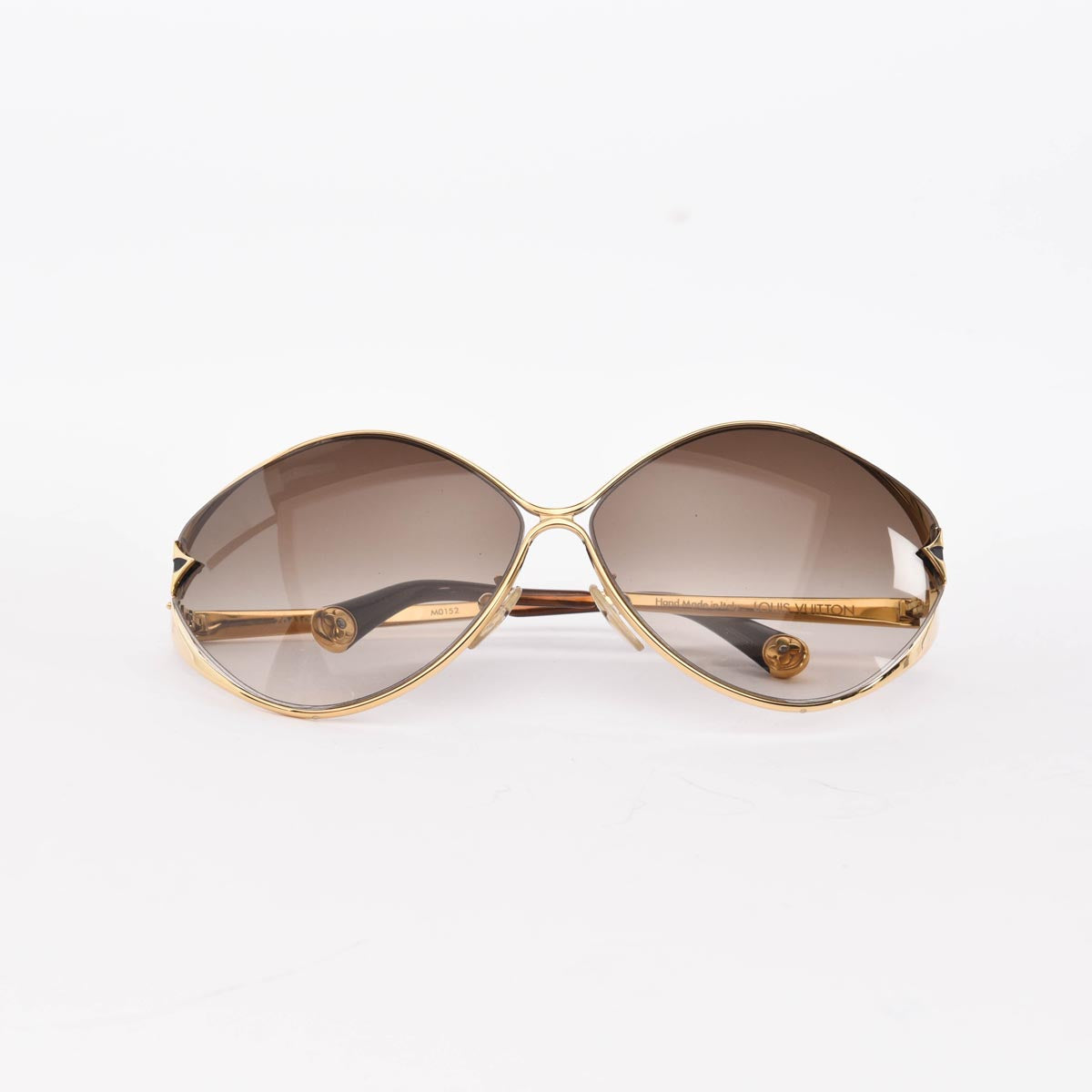 Louis Vuitton Gold Tone Metal Frame Laurel Sunglasses