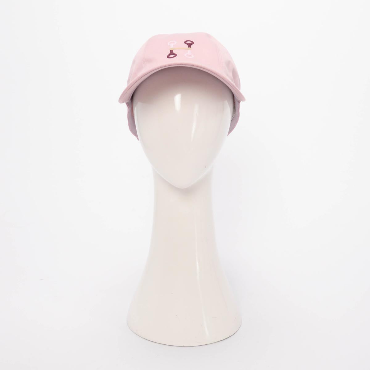 Hermes Pink Cotton Miles H Mors Cap