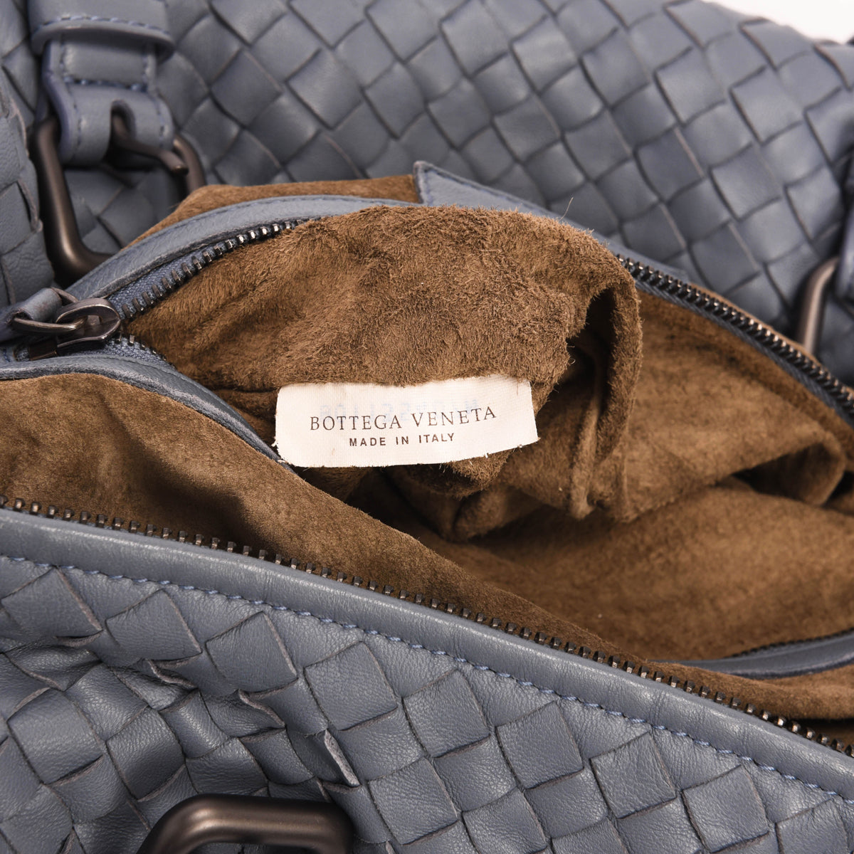 Bottega Veneta Light Purple Intrecciato Montaigne Bag