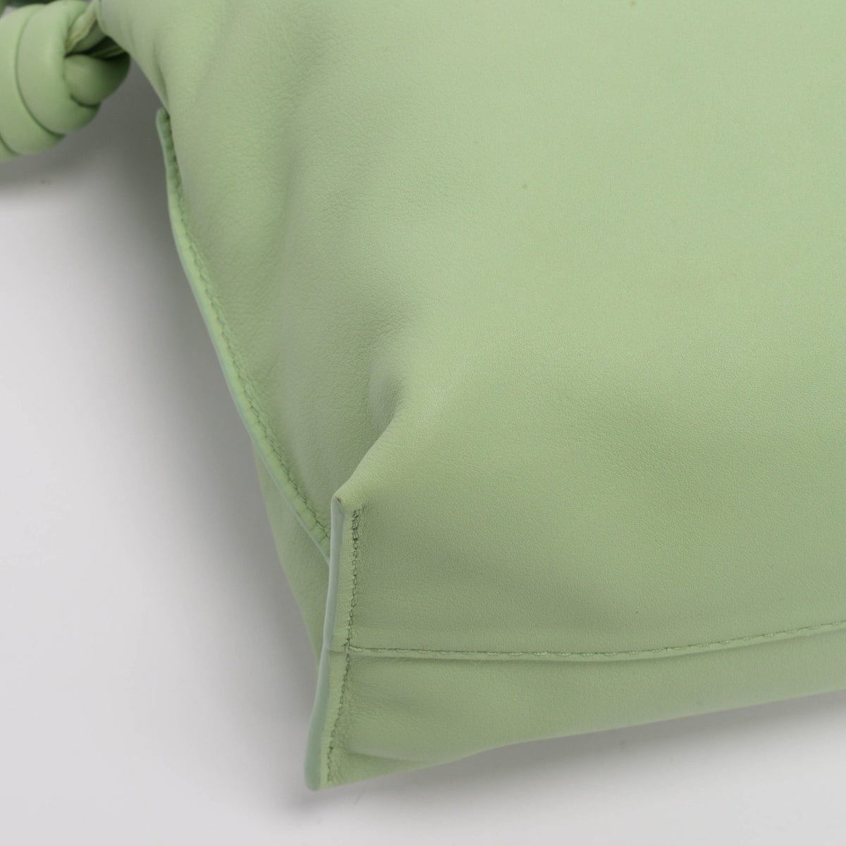Loewe Mint Green Nappa Medium Monochrome Flamenco Clutch