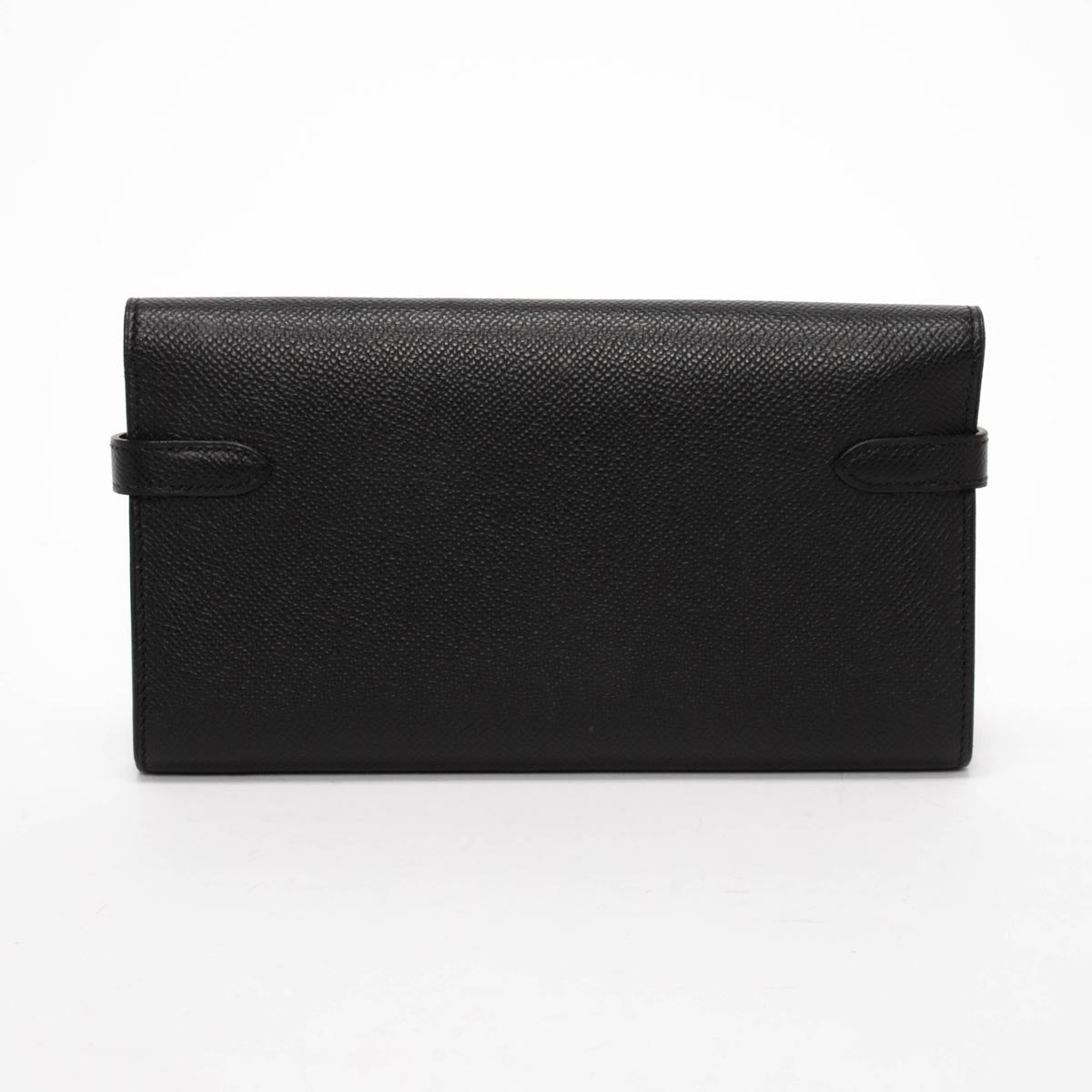 Hermes Black Epsom Kelly Long Wallet