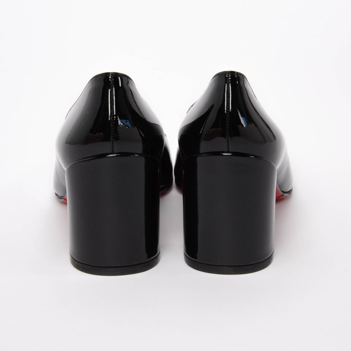 Christian Louboutin Black Patent Miss Sab Pumps 38.5