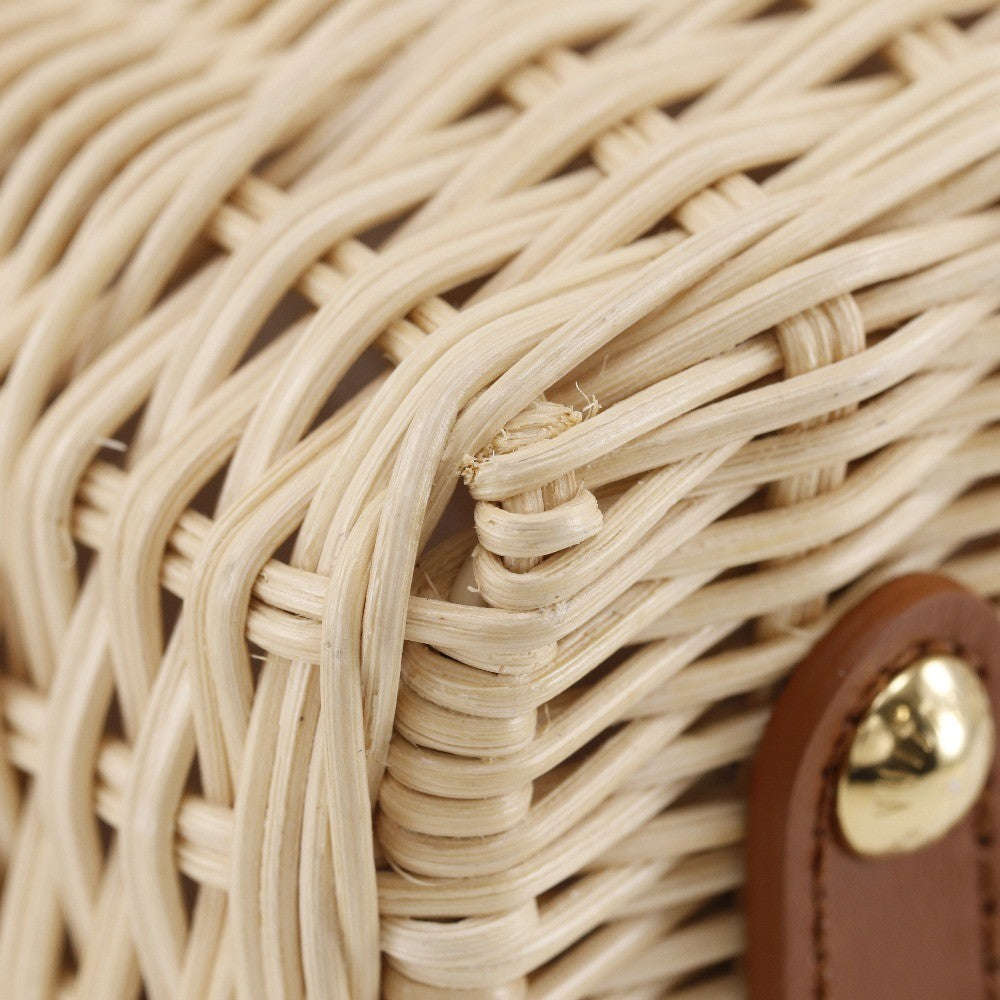 Louis Vuitton Brown Wicker Capucines BB