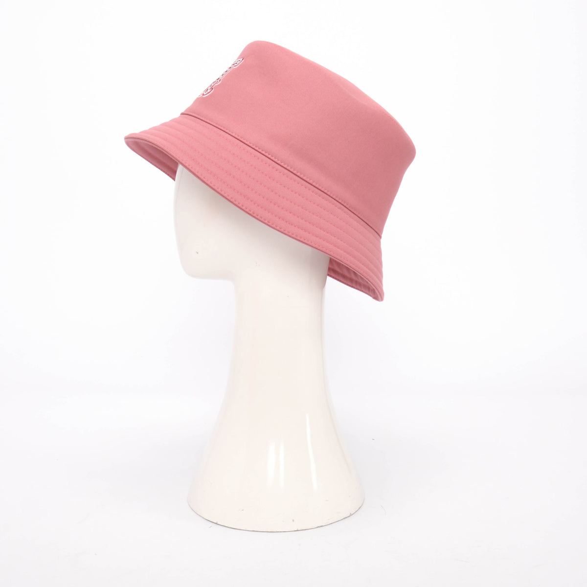 Hermes Rose Sorbet Cotton Harper H Electrique Bucket Hat