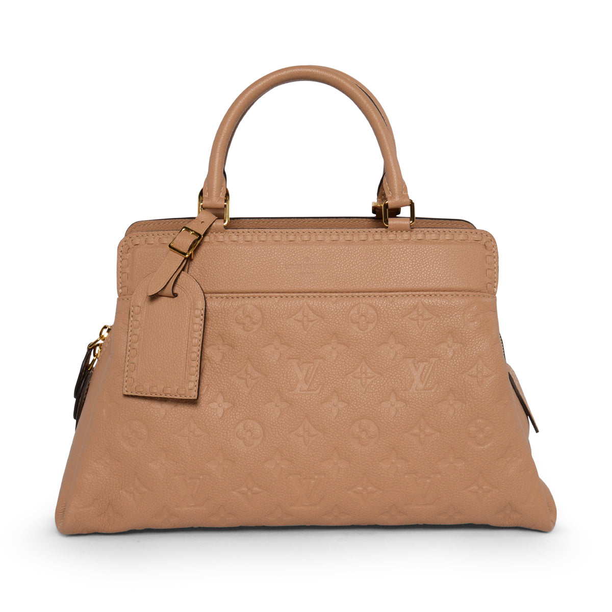 Louis Vuitton Dark Beige Monogram Empreinte Vosges MM Bag