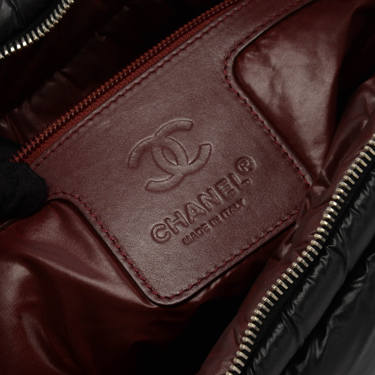 Chanel Black Quilted Nylon Coco Cocoon Messenger Bag