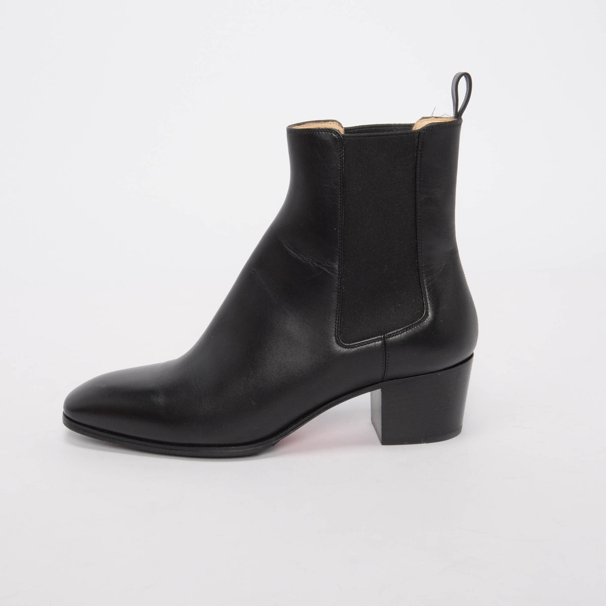 Christian Louboutin Black Calfskin Gadessita 55 Boots 38.5