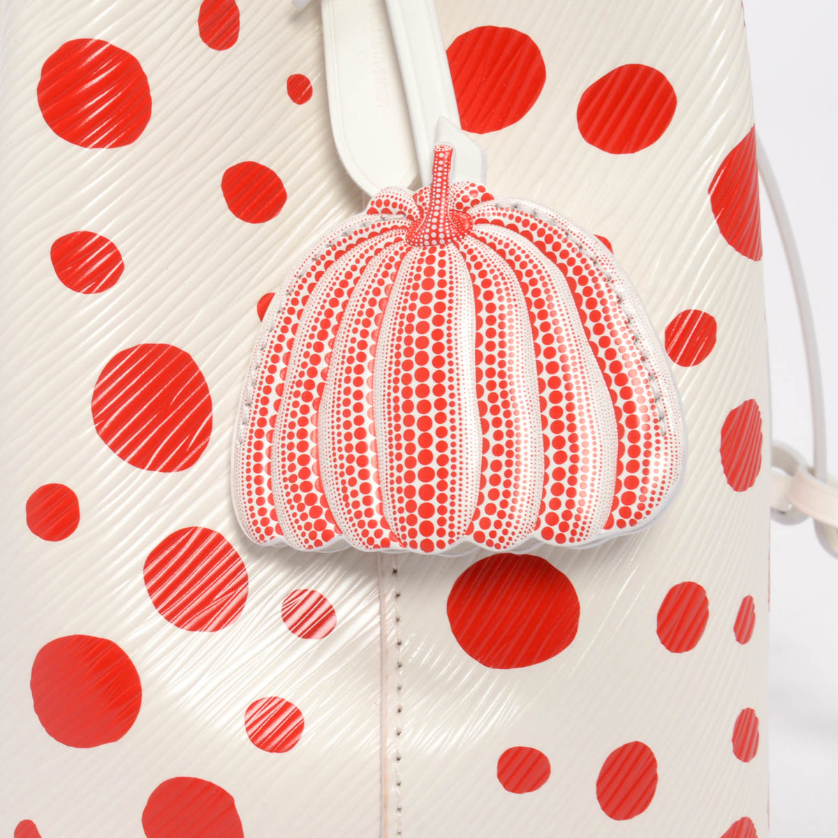 Louis Vuitton x Yayoi Kusama White & Red Epi Neonoe BB