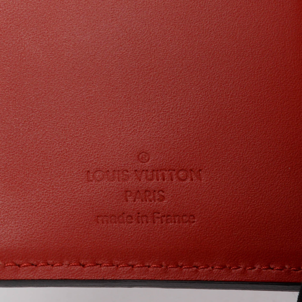 Louis Vuitton Rouge Grenadine Monogram Vernis French Purse Wallet