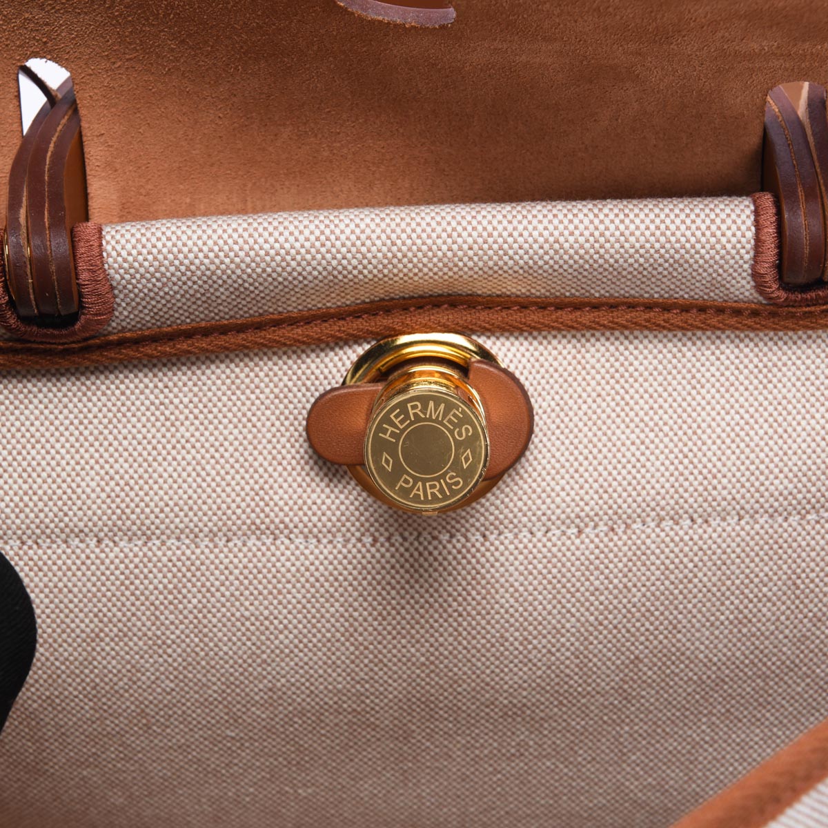 Hermes Ecru H Plume & Hunter CC Circuit 24 Herbag Zip 31