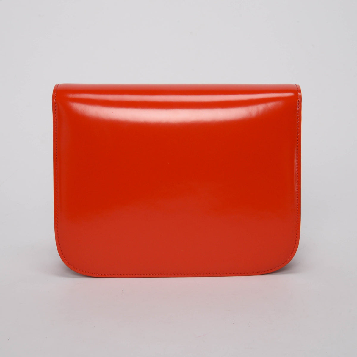Celine Vermillion Hi-Shine Medium Classic Box Bag