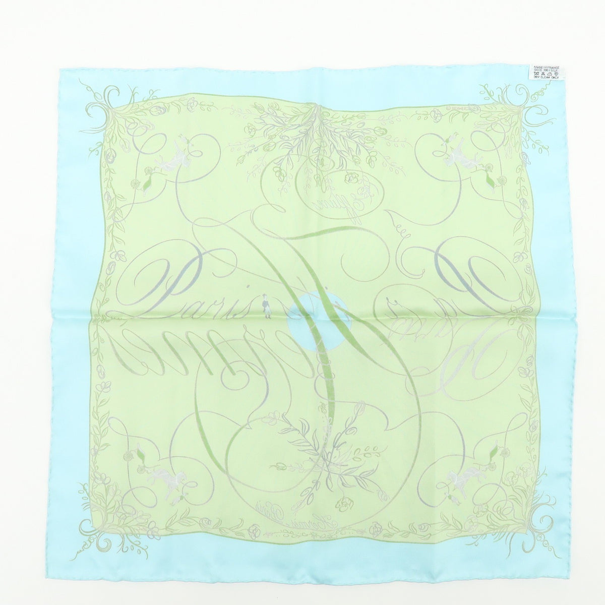 Hermes Les Capucines & Effluves Pocket Square Scarves