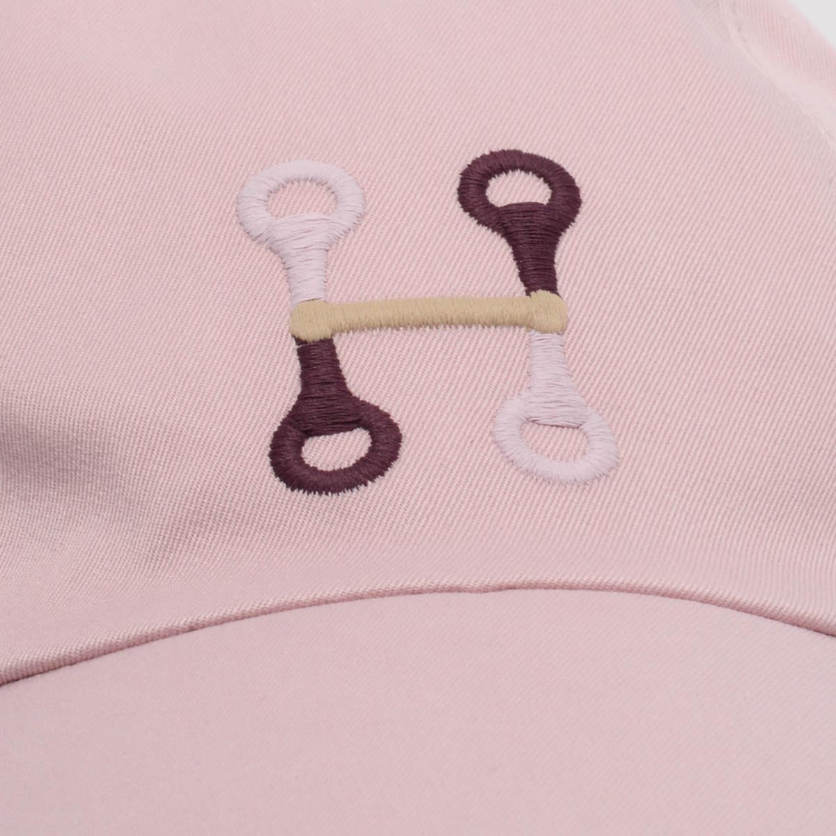 Hermes Pink Cotton Miles H Mors Cap