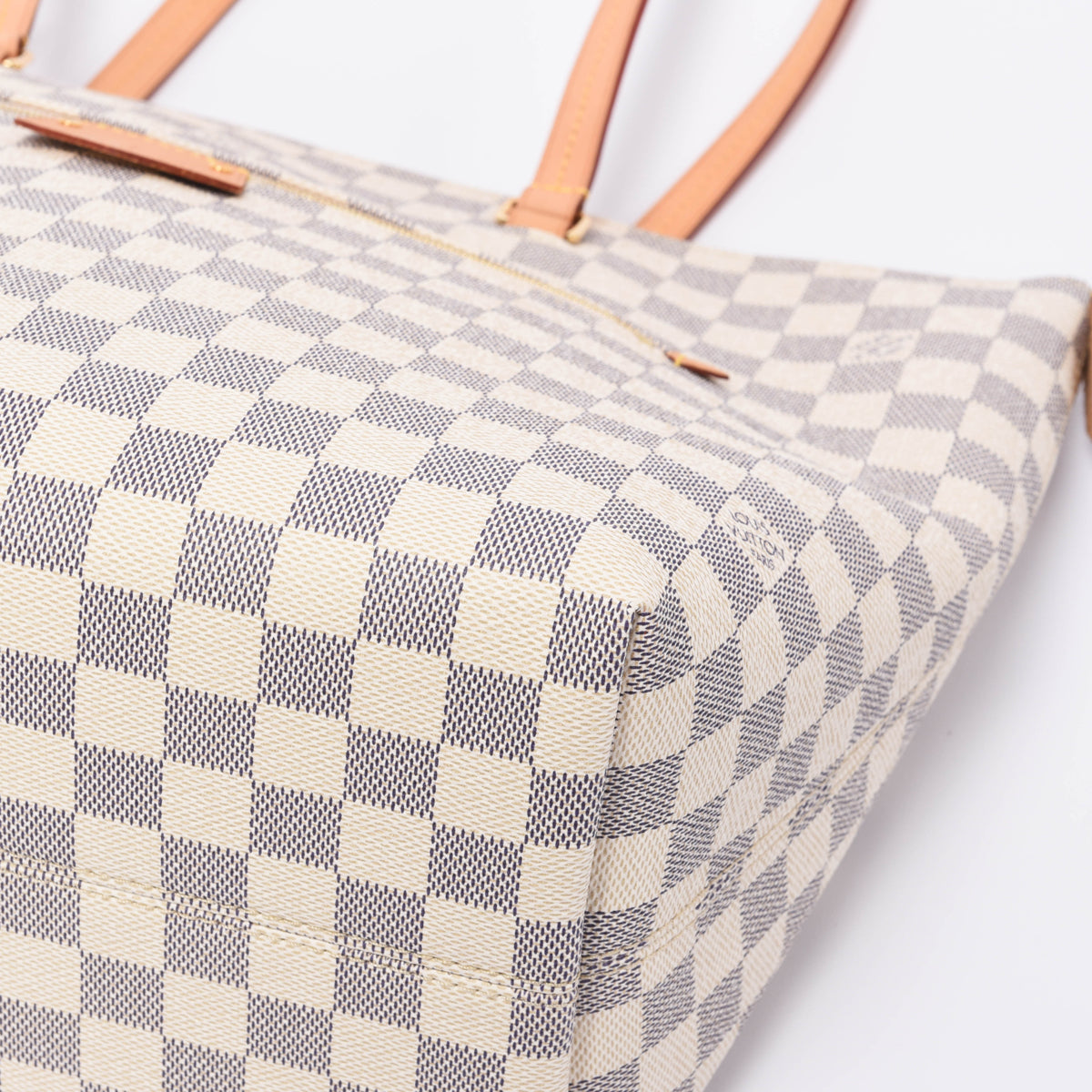 Louis Vuitton Rose Ballerine Damier Azur Iena MM