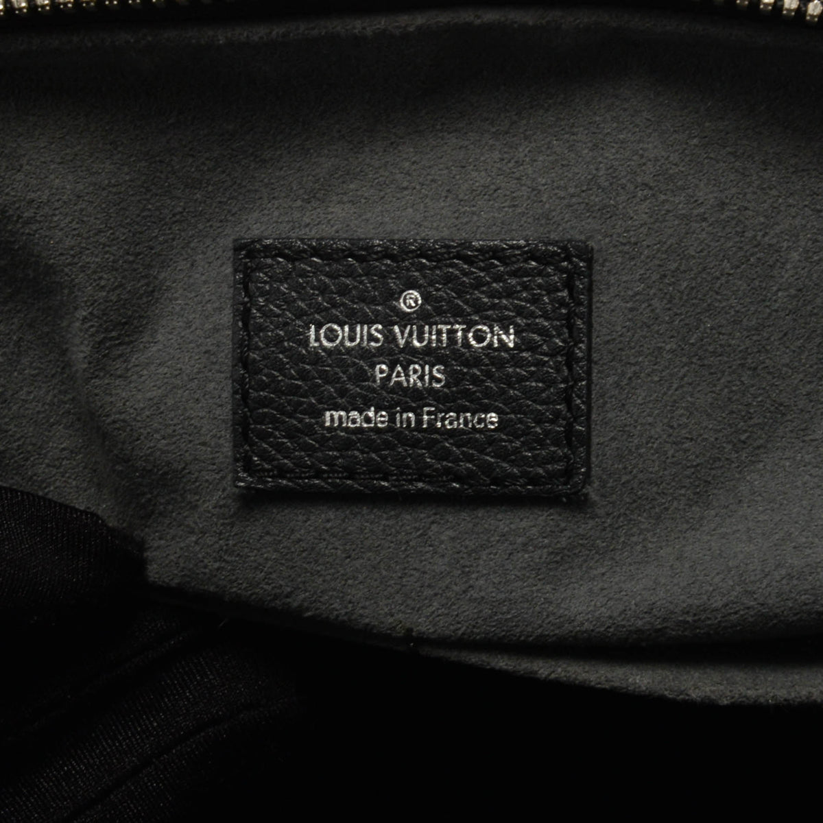 Louis Vuitton Black Mahina Calfskin Haumea Bag