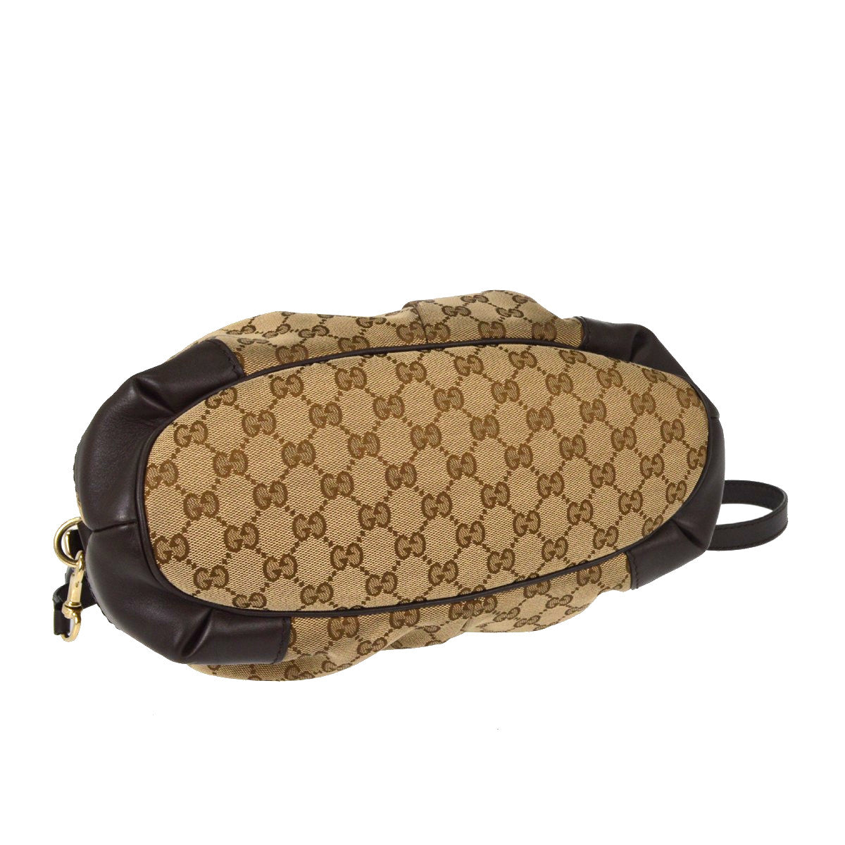 Gucci Brown GG Canvas Sukey Top Handle Satchel