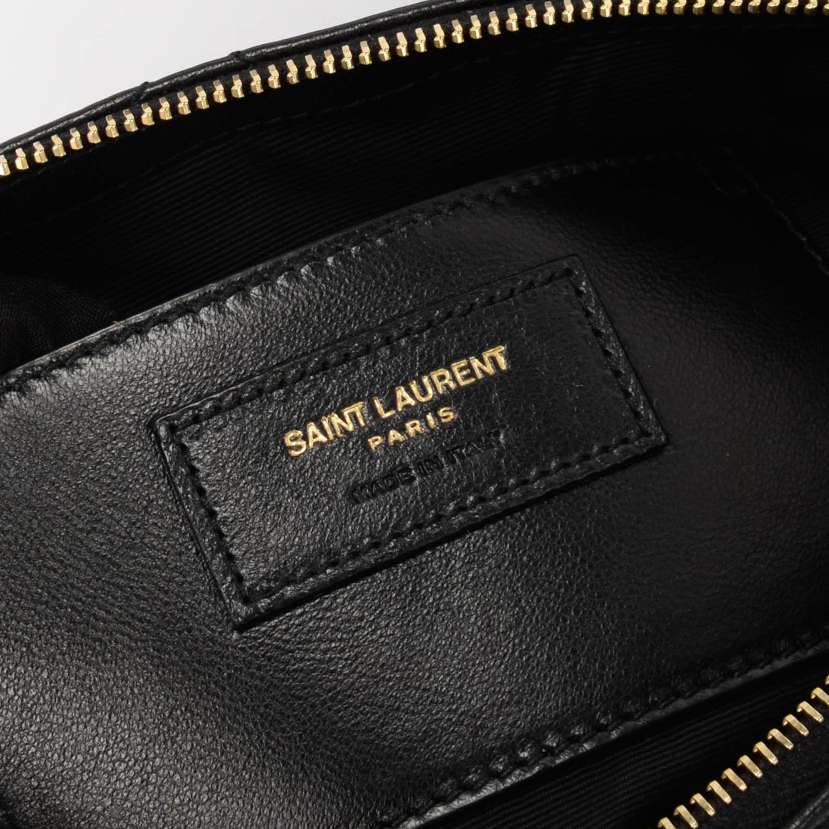 Saint Laurent Black Quilted Lambskin Maxi Icare Shopping Tote