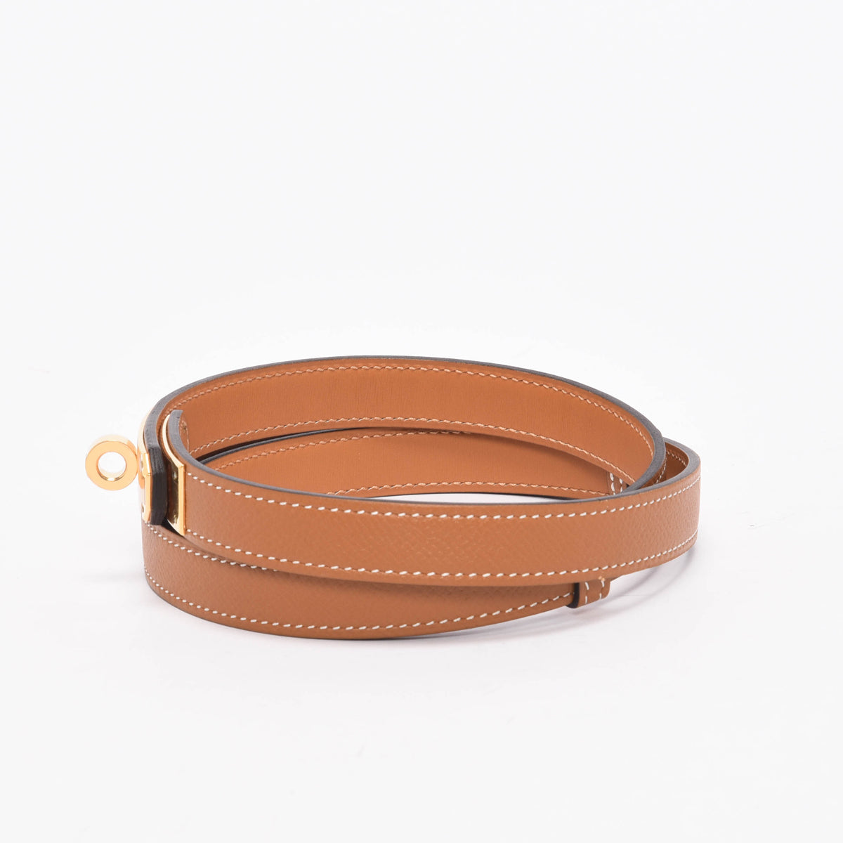 Hermes Gold Epsom Kelly 18 Belt