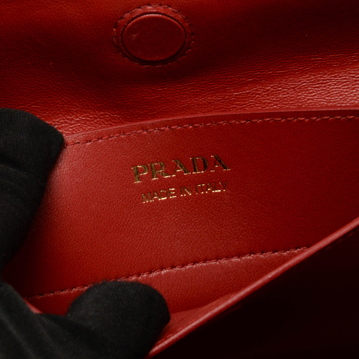 Prada Black Saffiano Cuir Medium Double Bag
