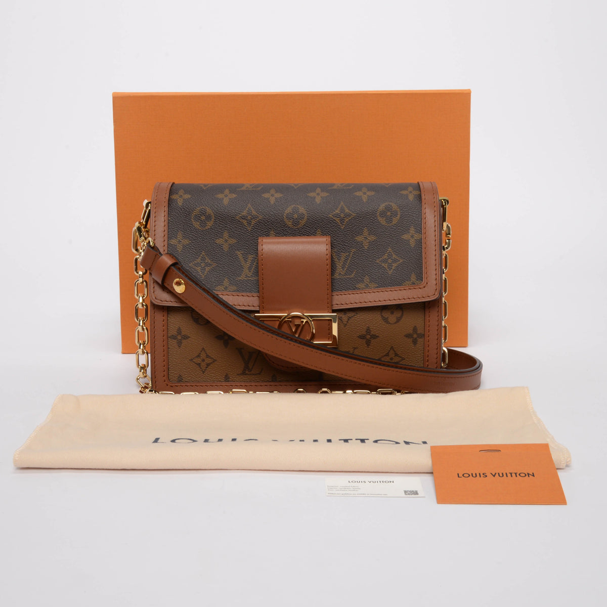 Louis Vuitton Reverse Monogram Dauphine MM Bag