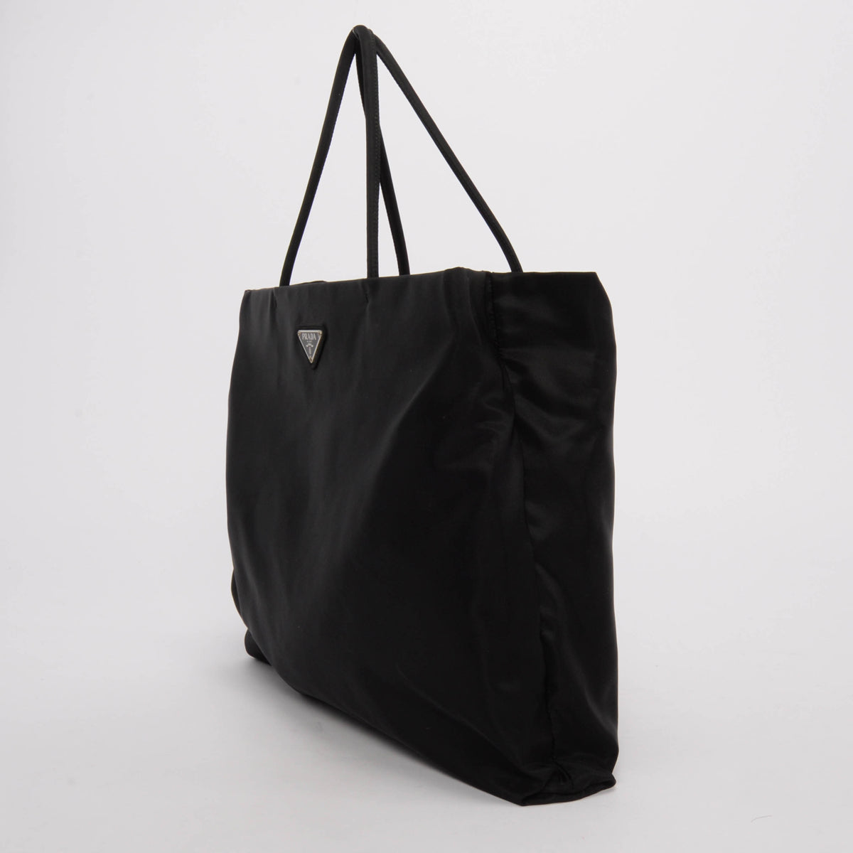 Prada Black Nylon City Tote