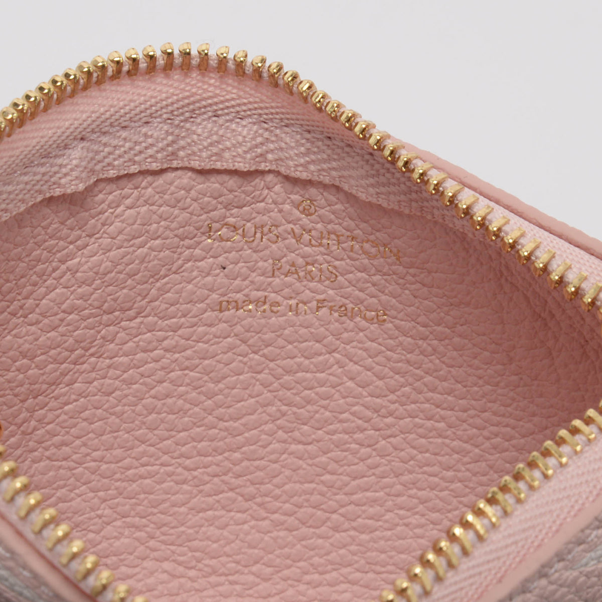 Louis Vuitton Pink Empreinte Monogram Giant Broderies Key Case