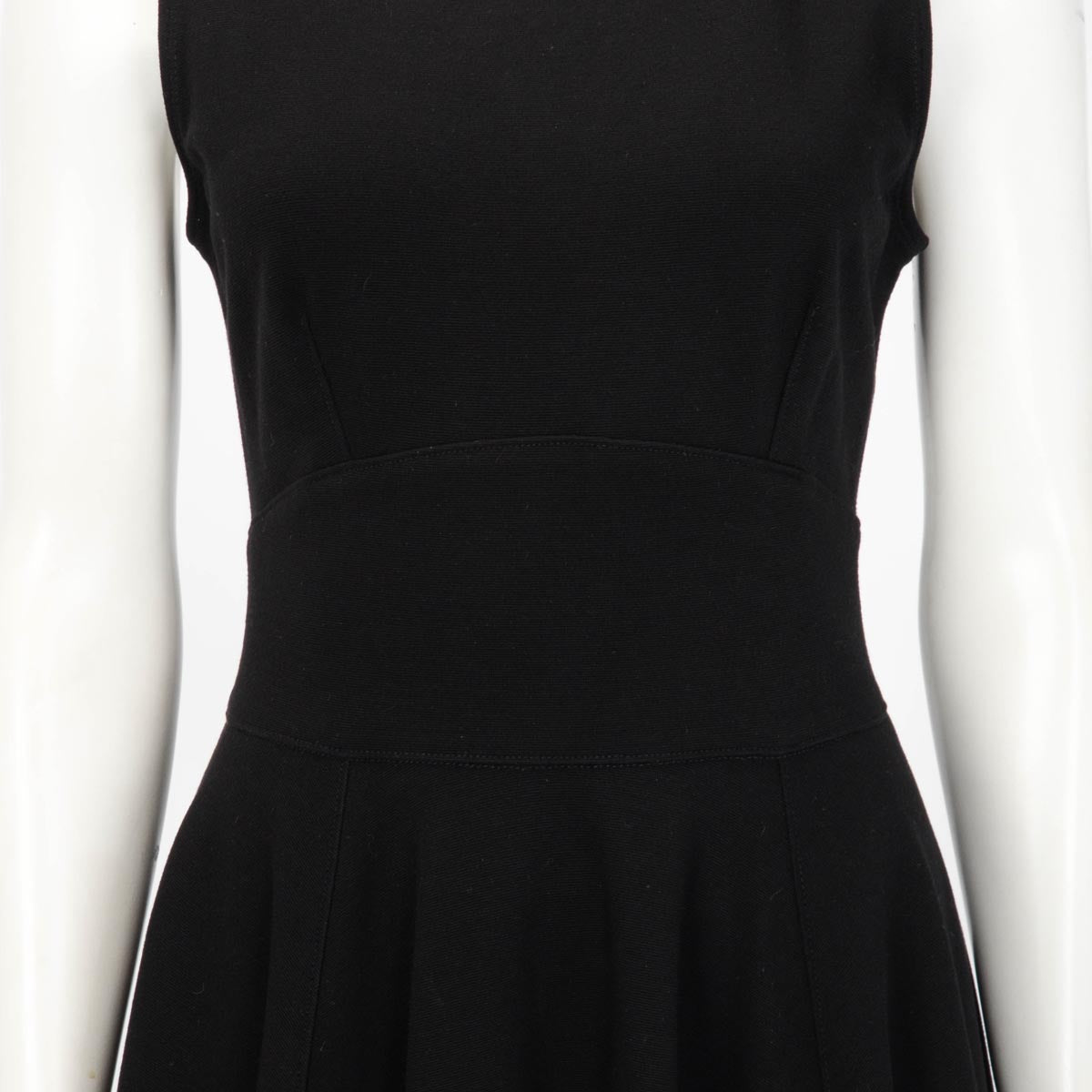 Prada Black Interlock Fit & Flair Dress XL